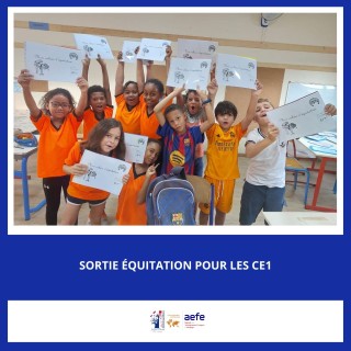 Sortie scolaire équitation des CE1 : apprendre autrement, au grand air