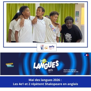 Mai des langues : Shakspeare en 4e