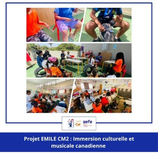 Projet EMILE CM2 : Immersion culturelle et musicale canadienne