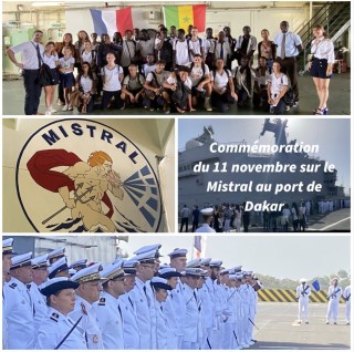 Le Mistral - Commémoration du 11 novembre - Dakar