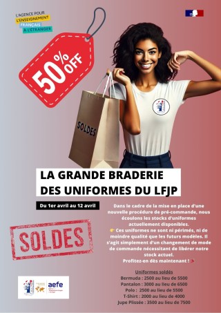 Grande braderie des anciens uniformes
